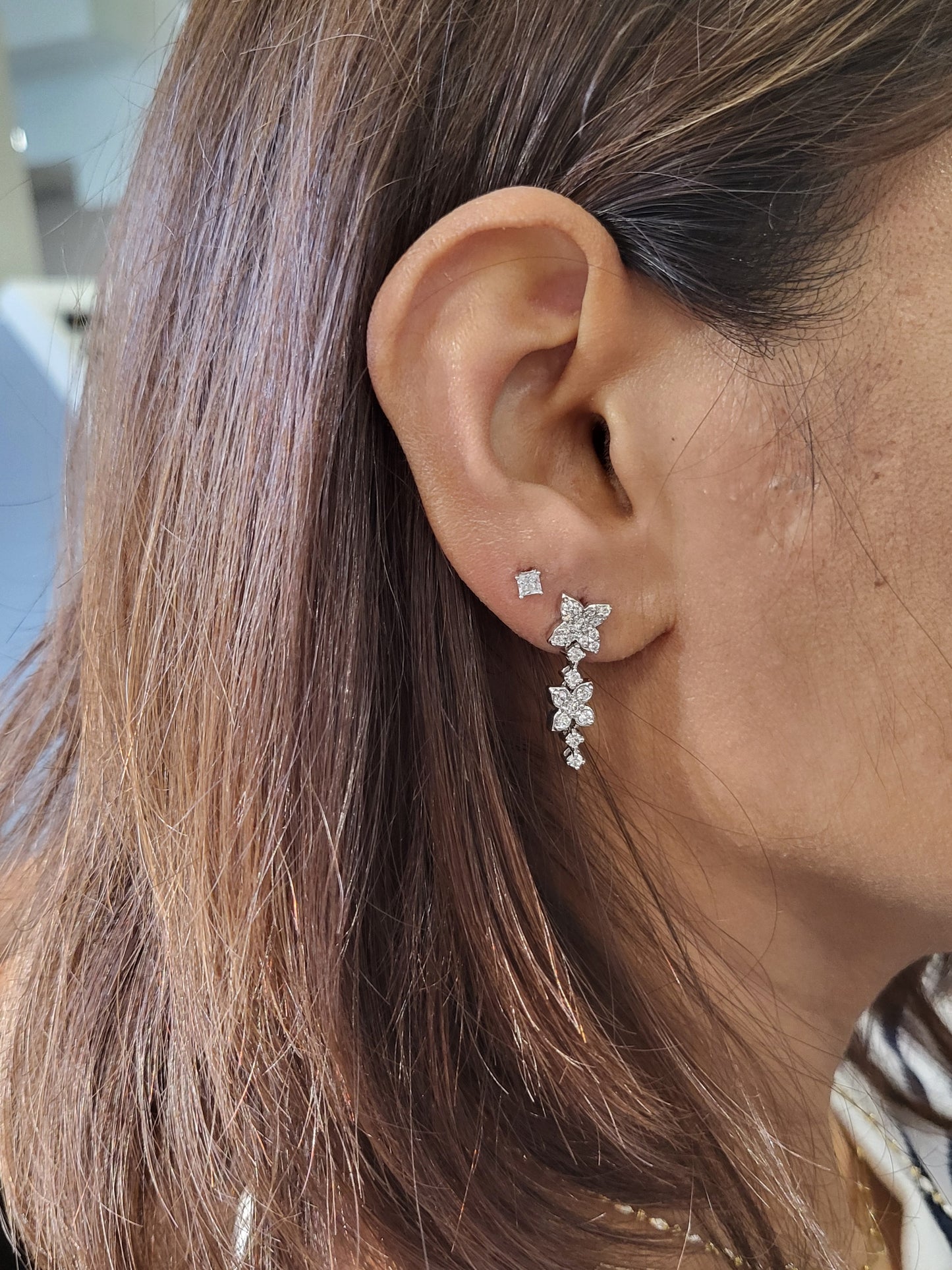Sterling Silver Dangling Earring