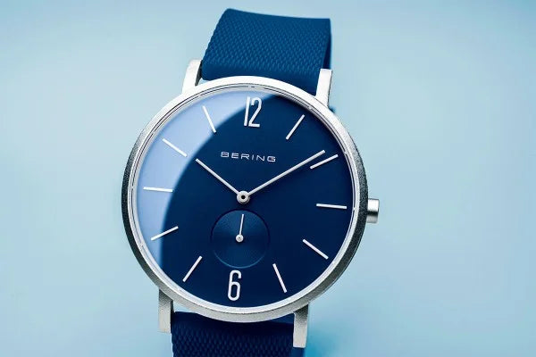 Bering True Aurora Aluminium Watch In Silver/BlueStainless Steel Watch | 16940-709