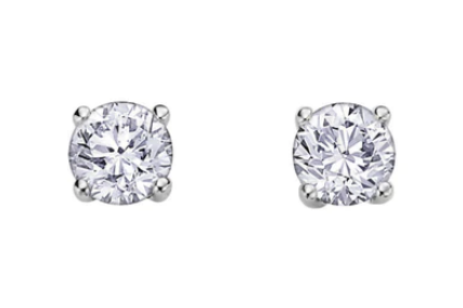 (.15cttw) Round Lab Grown Diamond Studs