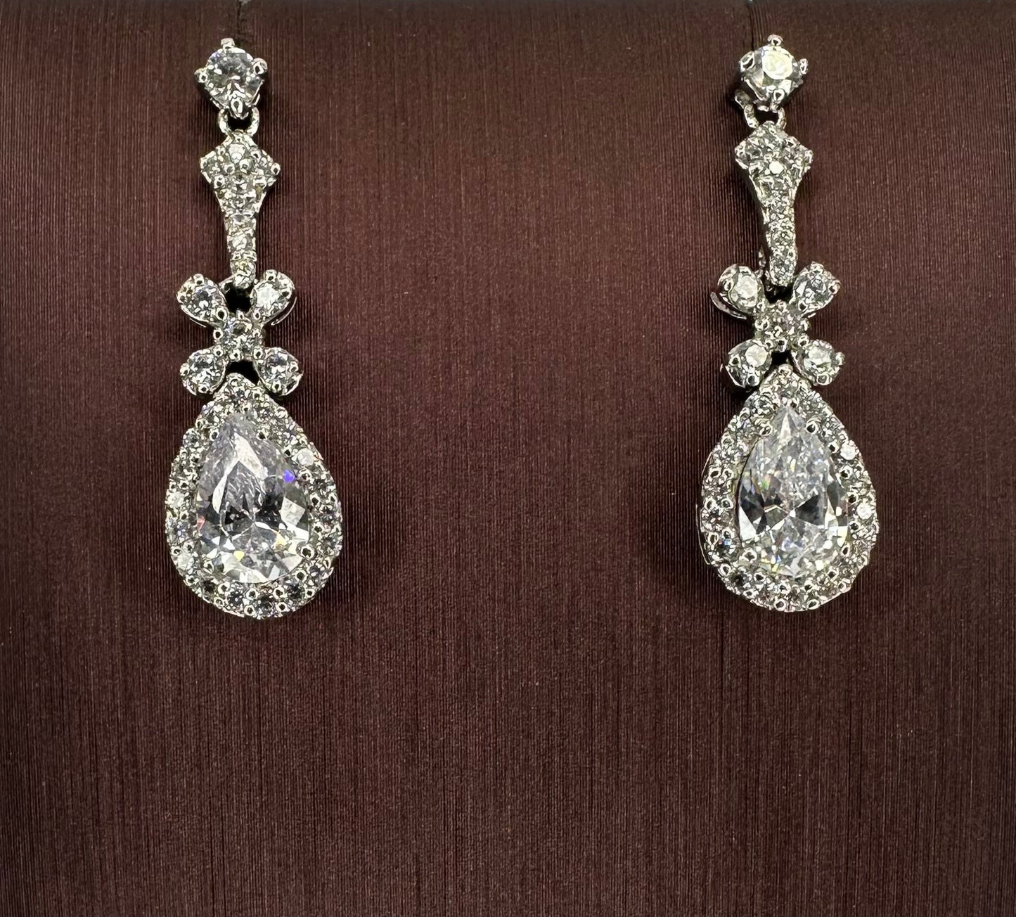 Sterling Silver Tear Drop Earring