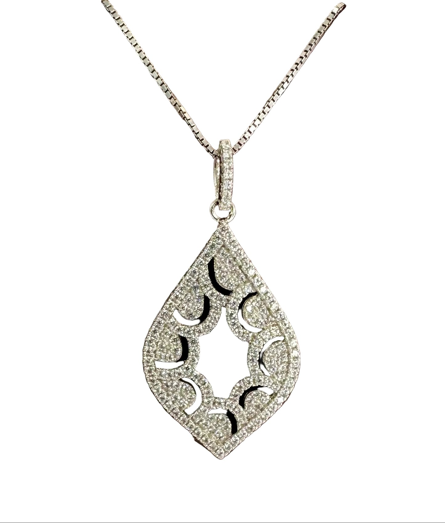 Sterling silver Necklace CZ