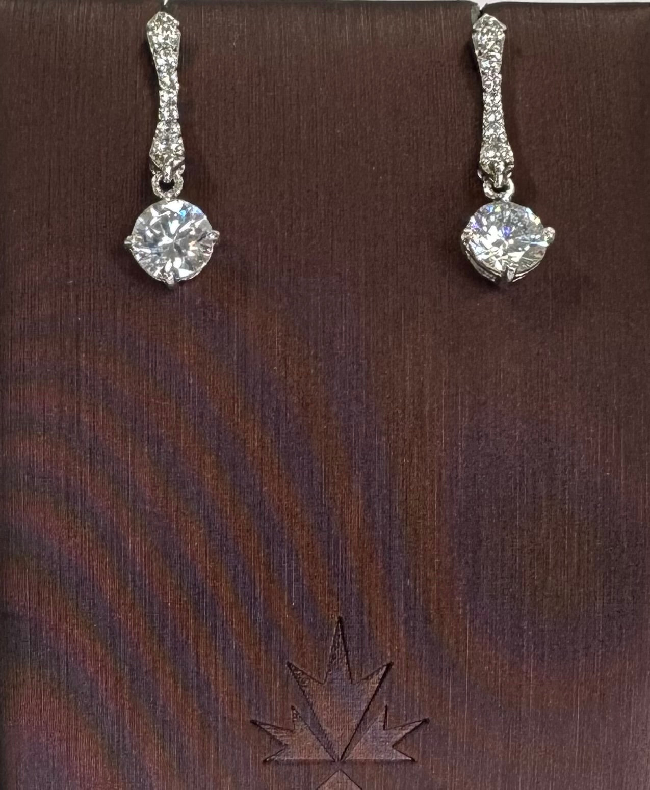 Sterling Silver CZ Earrings