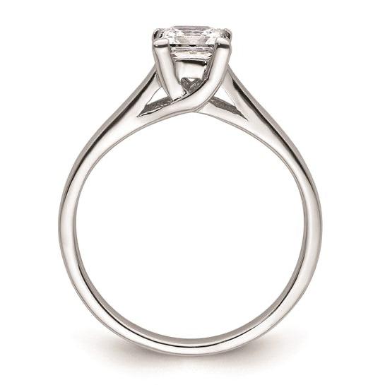 14K Whitegold Princess Cut Lab Grown Diamond Ring