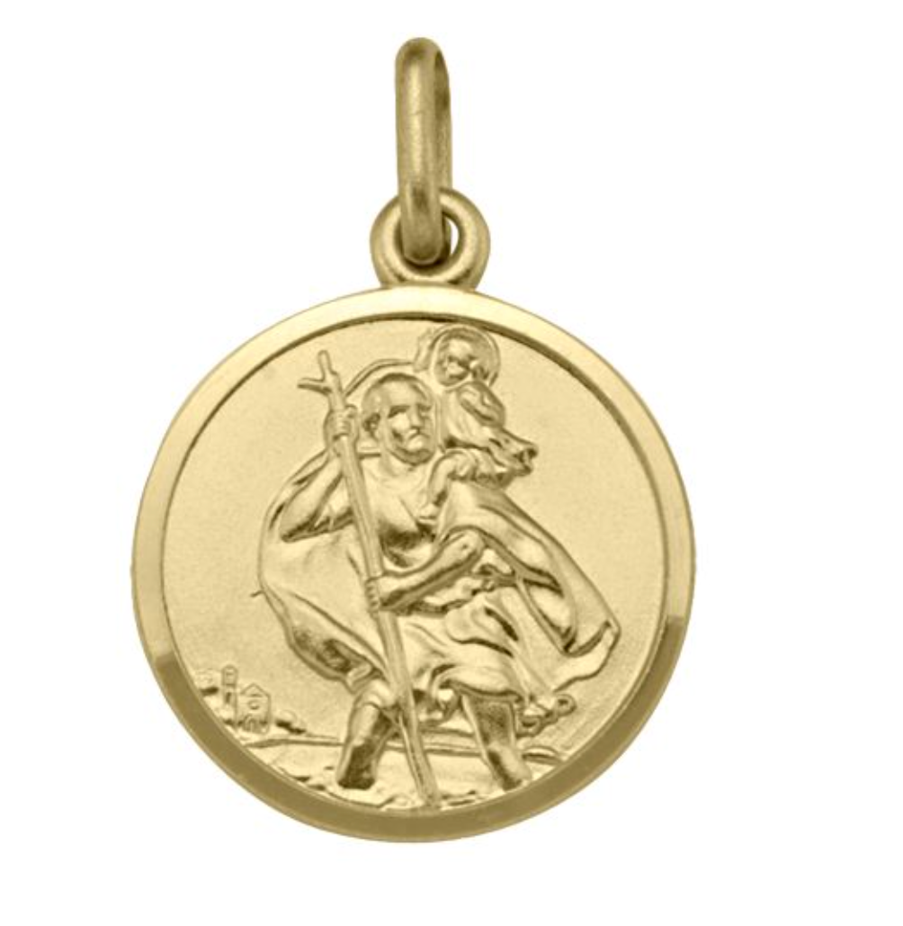 (Medium Round) St. Christopher