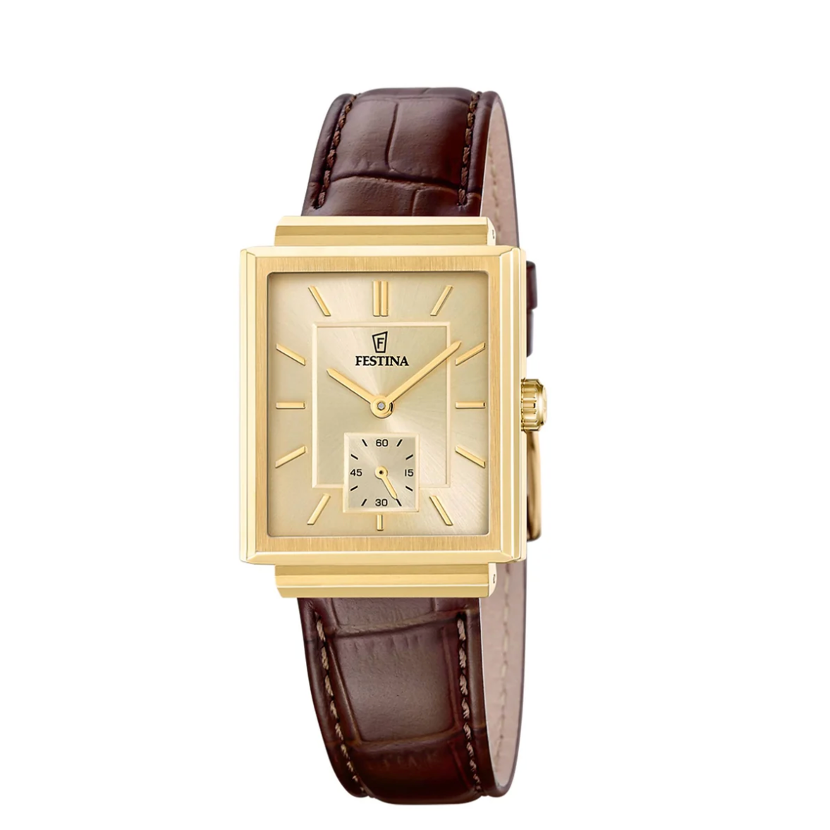 FESTINA MEN'S BROWN LEATHER WATCH F20776/3