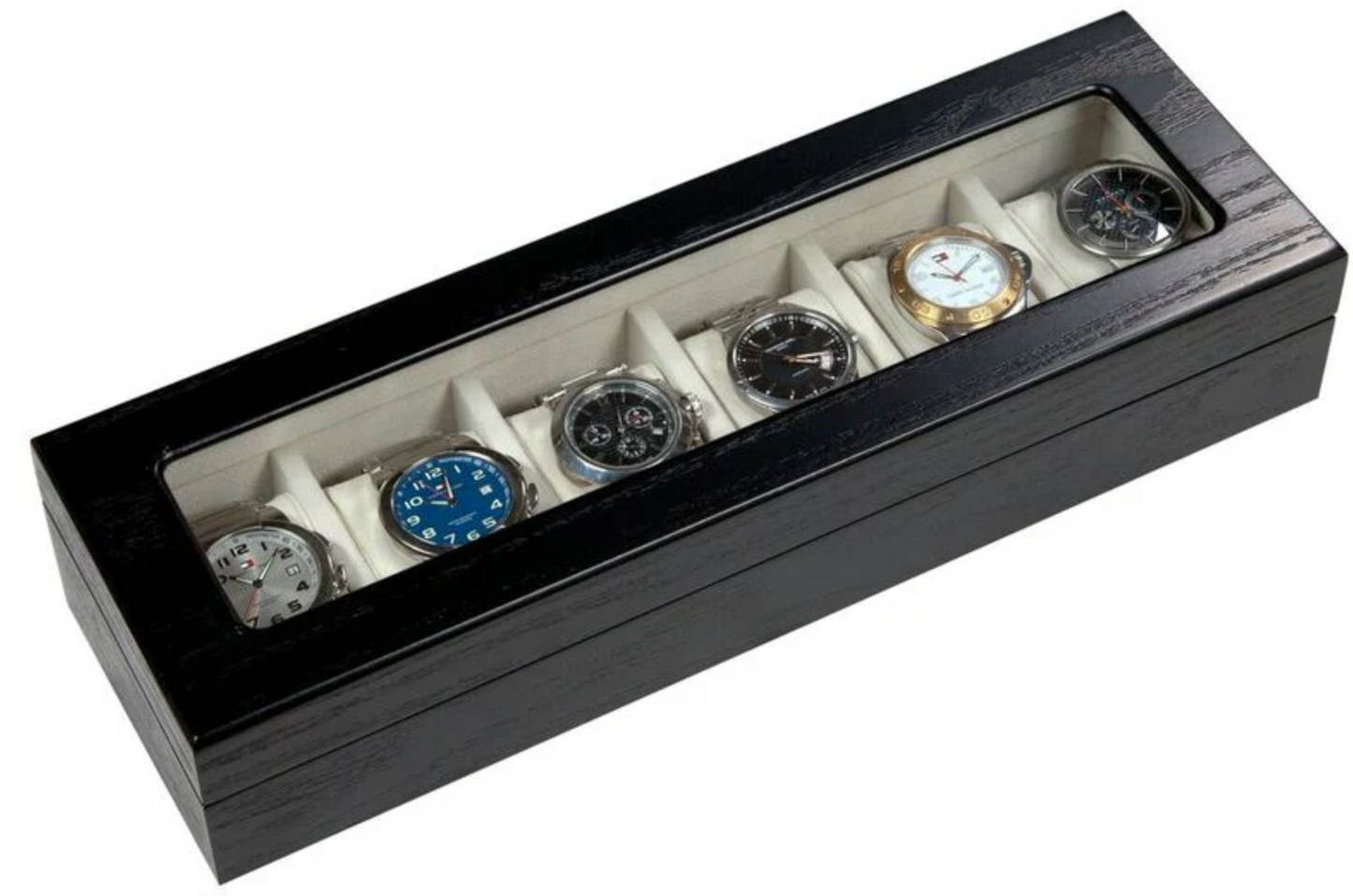 Black Wooden Watch Box