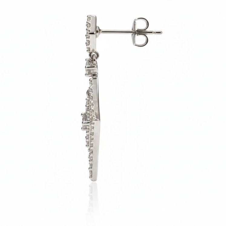 Sterling Silver Fancy Earring