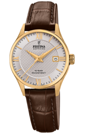 Festina Brown Leather Watch l F20011/2