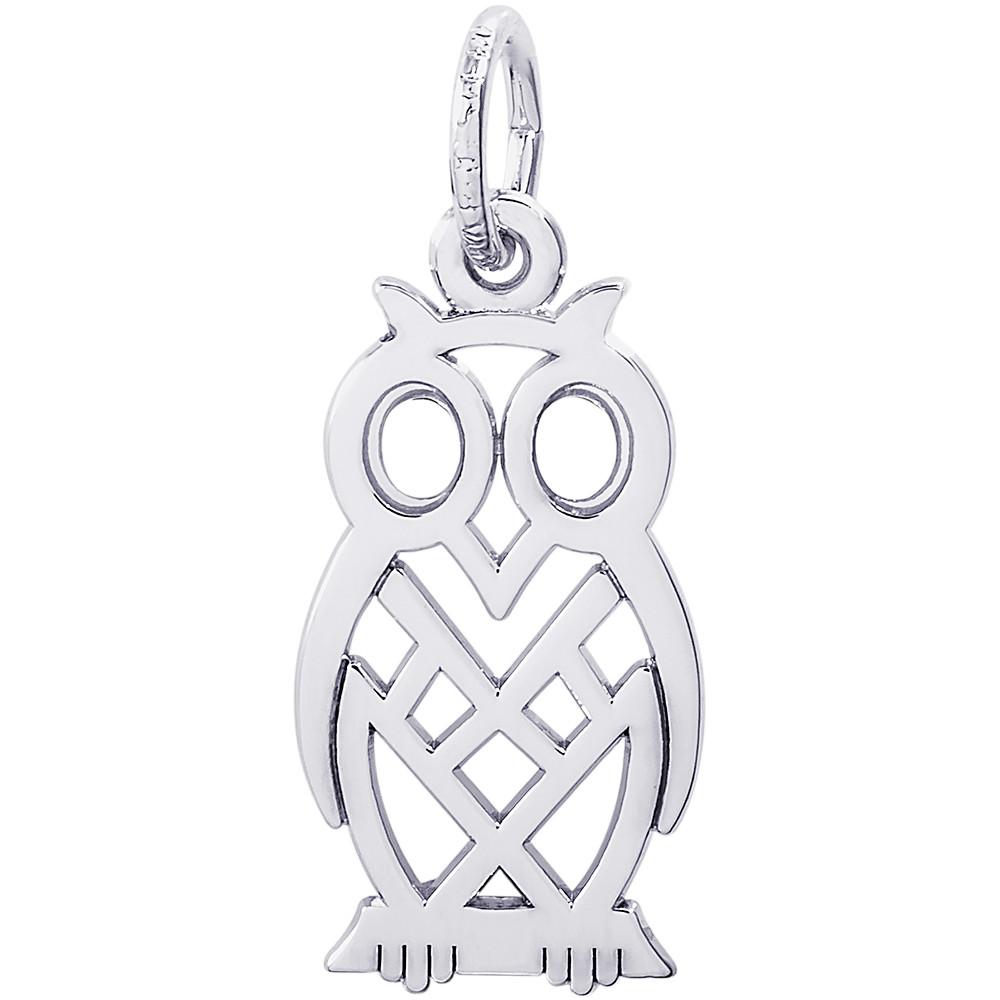 Rembrandt Charms Flat Owl Charm