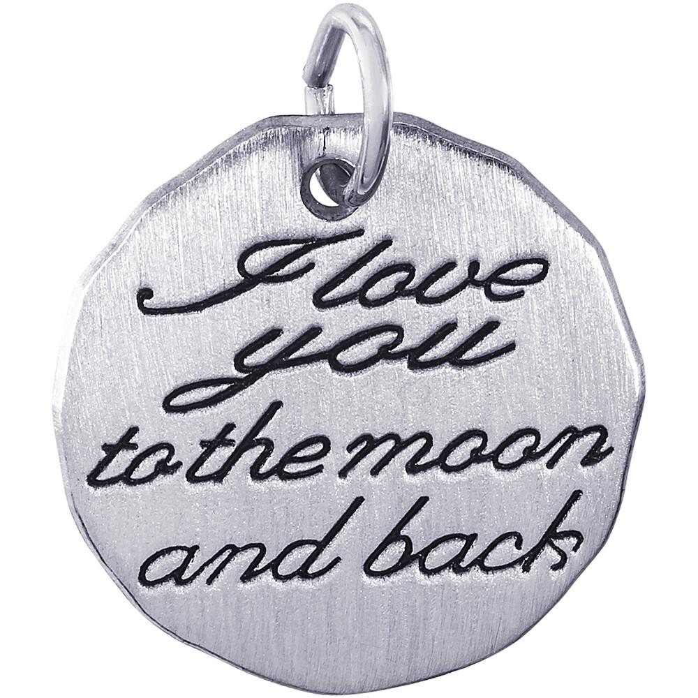 Rembrandt Charm 'I Love You to the Moon and Back" Charm