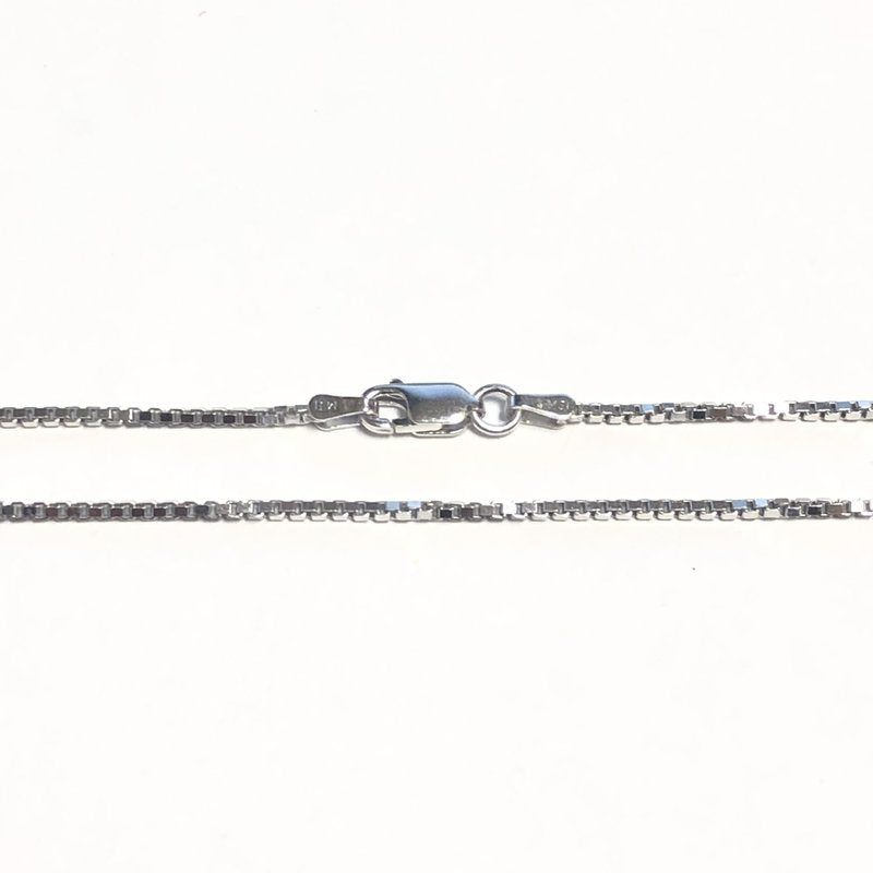 (2mm) Sterling Silver Box Chain 16-26 inches