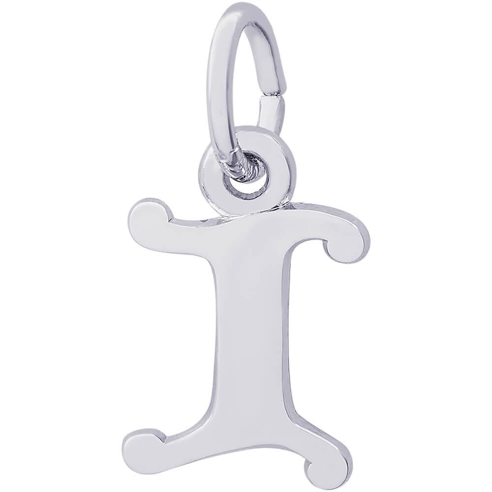 Rembrandt Charms Sterling Silver Initial I Charm