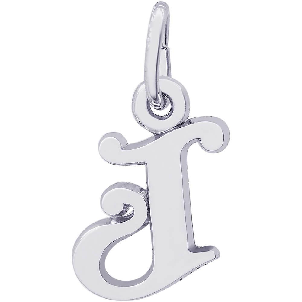 Rembrandt Charm Sterling Silver Initial J Charm