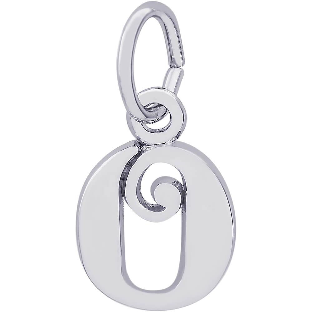 Rembrandt Charms Sterling Silver Initial O Charm