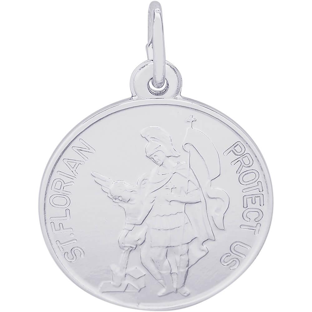 Rembrandt Charms Saint Florian Disc Charm