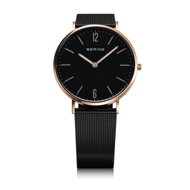 Bering Women Black Mesh and Rose | 14236-162