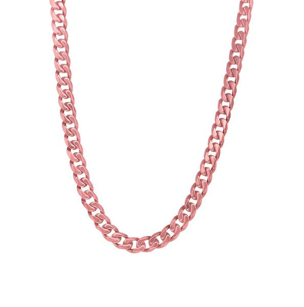 Stainless Steel Rosegold 4.6mm Curb Link Chain