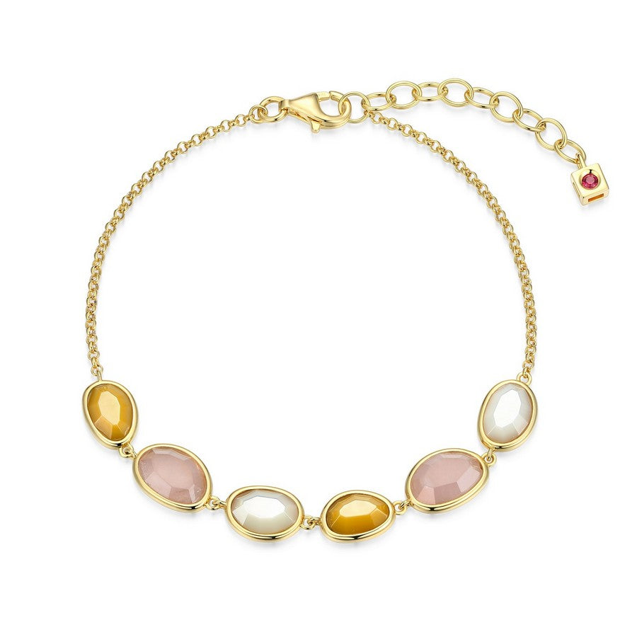 ELLE Sterling Siler Elle River Gemstones Bracelet