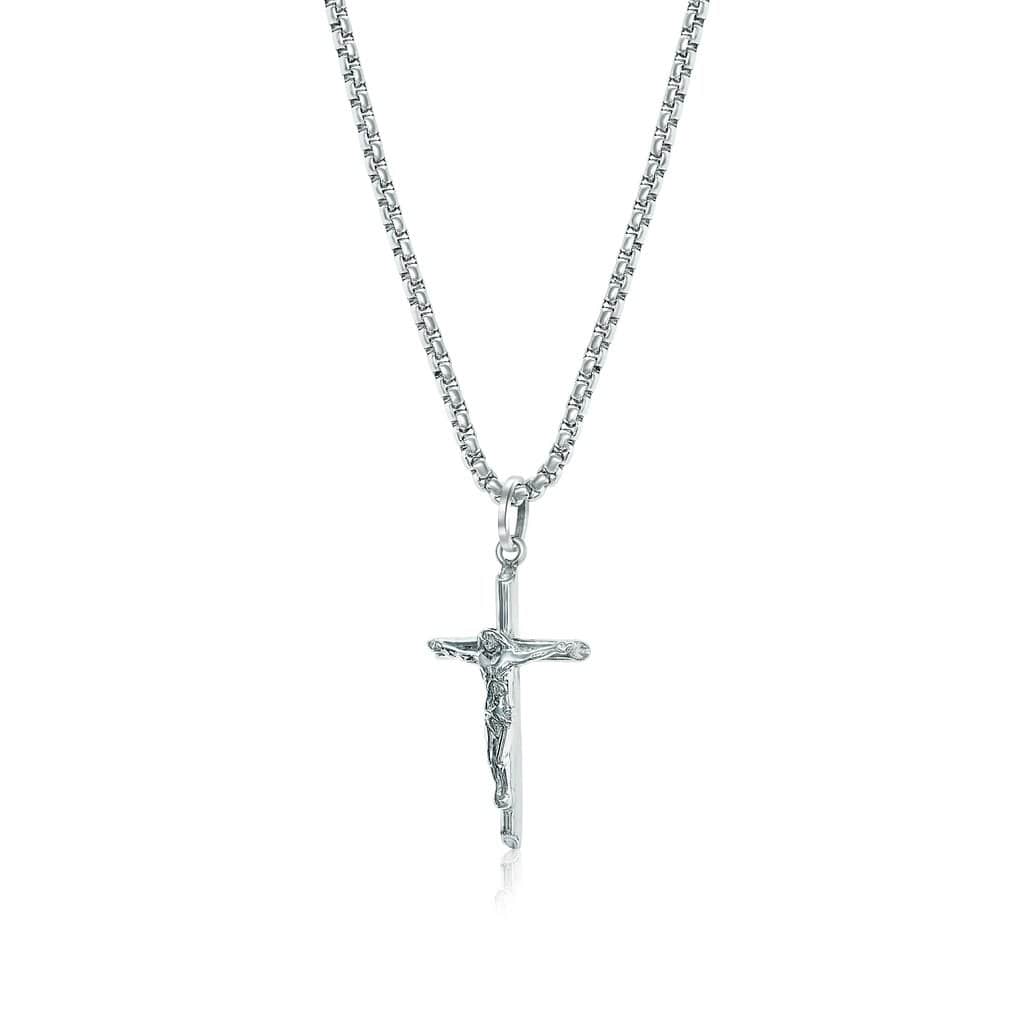 Stainless Steel Crucifix Necklace