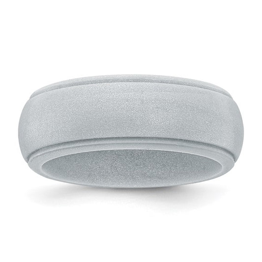 Light Grey Silicon 8MM Rings