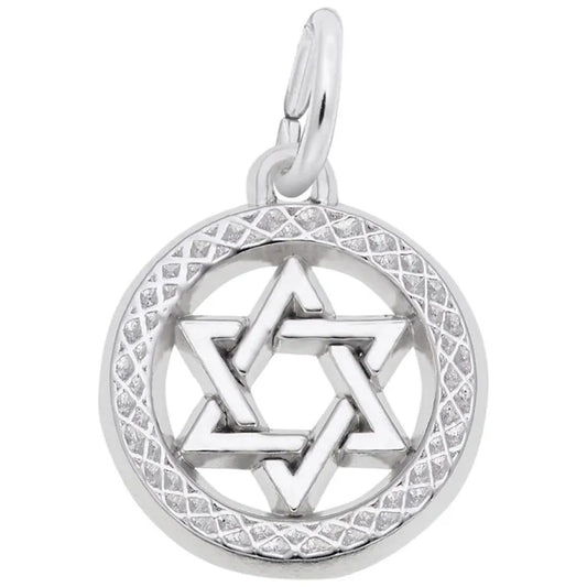 Rembrant Charms Star of David in Diamond Charm