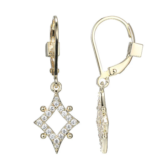 Elle Sterling Silver Stellar Dangle Earring