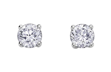 (.15cttw) Round Lab Grown Diamond Studs