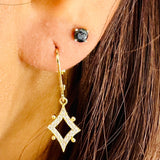 Elle Sterling Silver Stellar Dangle Earring