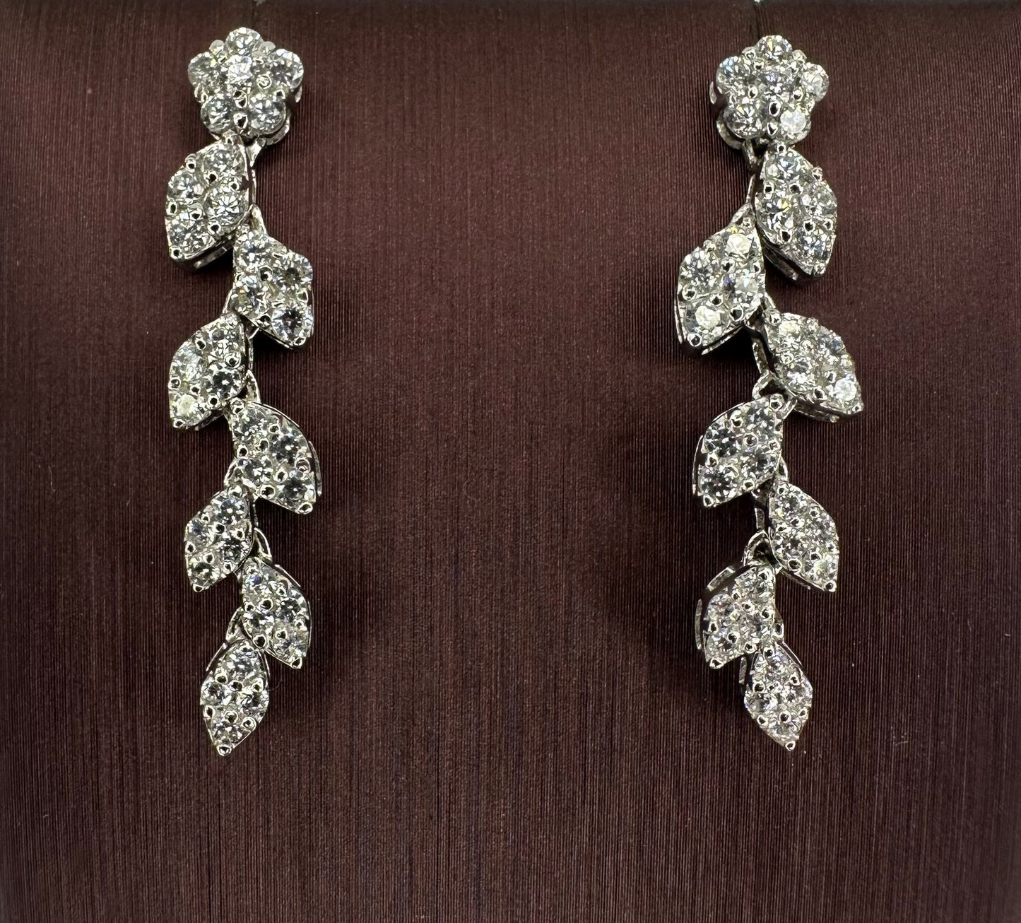 Sterling Silver Leaf Earring