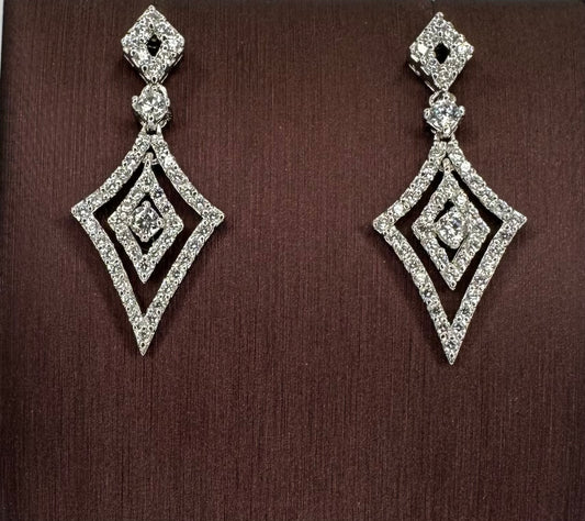 Sterling Silver Fancy Earring