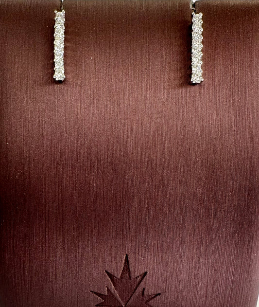 Sterling Silver Line Earring