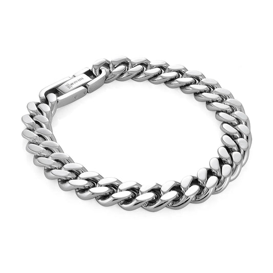 10mm Stainless Steel Curb Link bracelet