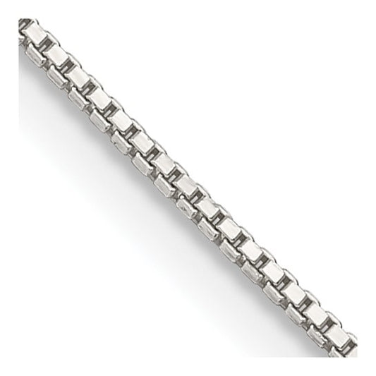 (2mm) Sterling Silver Box Chain 16-26 inches