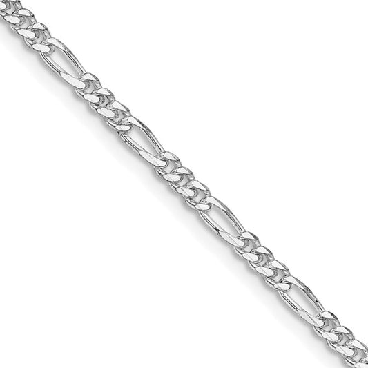 (3mm) Sterling Silver Figaro Chain 16-30 inches