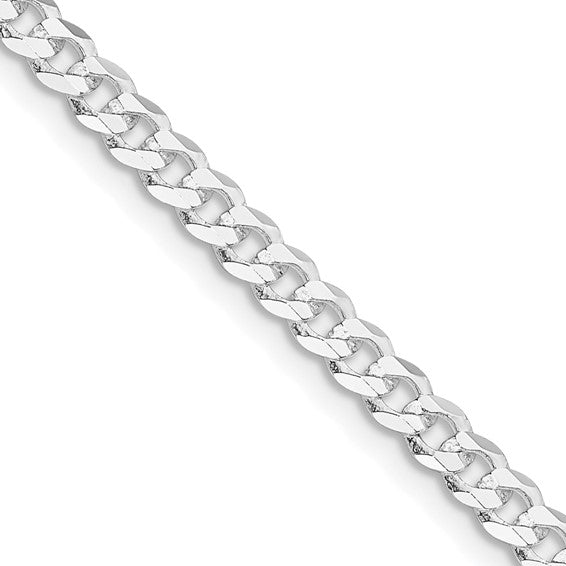 (3.6mm) Sterling Silver Curb Chain 16-30 inches