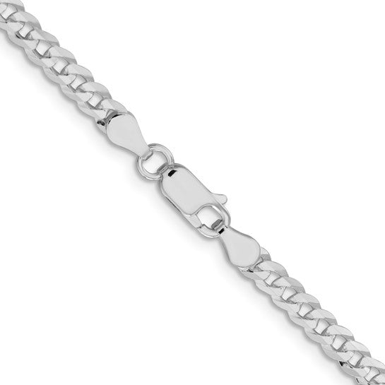 (3.6mm) Sterling Silver Curb Chain 16-30 inches