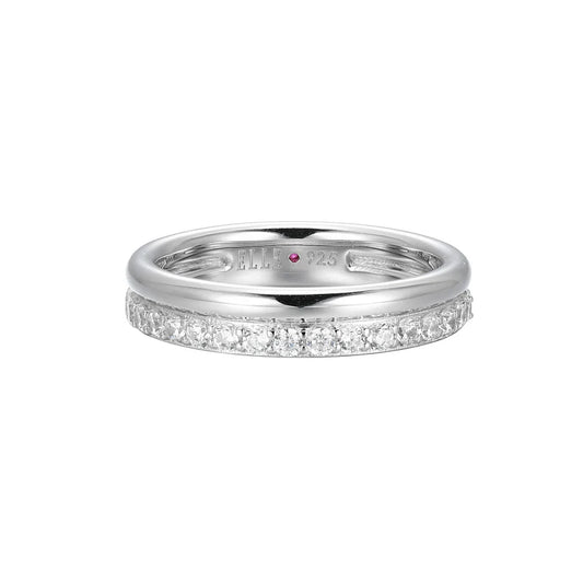 Elle Sterling Silver shimmering Ring