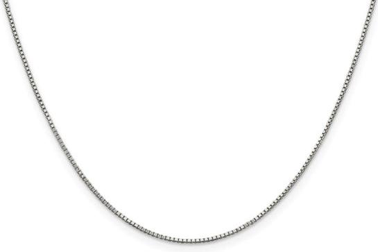 ( 1mm) Sterling Silver Box Chain 16 -30 inches