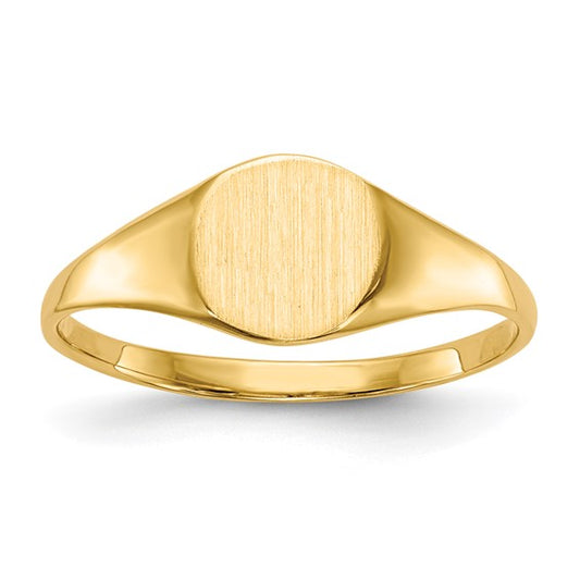 Round Signet Ring