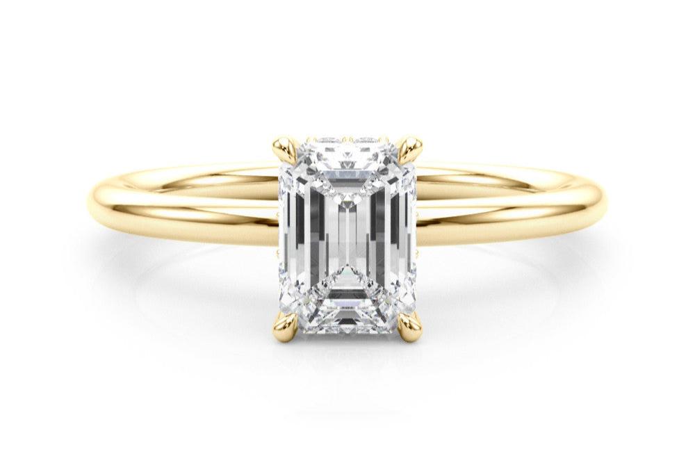 (2.11cttw) Lab Grown Cushion Cut Diamond Ring