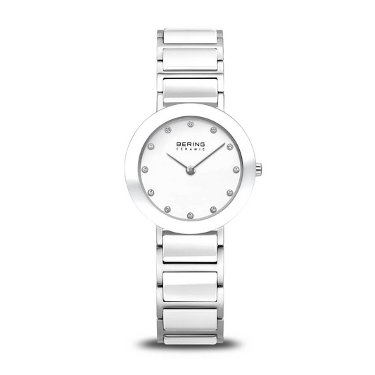 Bering Women White Ceramic and Steel | 11429-754