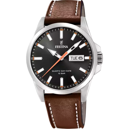 FESTINA CLASSICS LEATHER STRAP MEN'S WATCH F20358/2