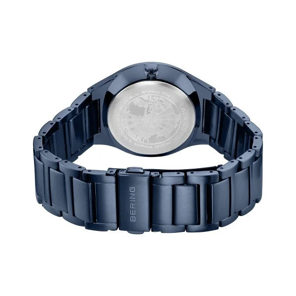 Bering Men's Titanium Watch In Blue | 11739-797