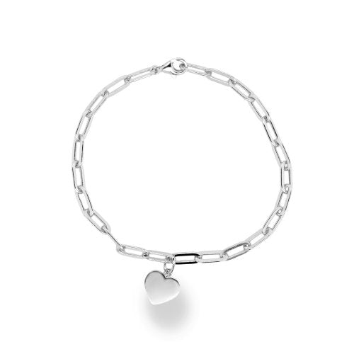 Sterling Silver Heart Bracelet