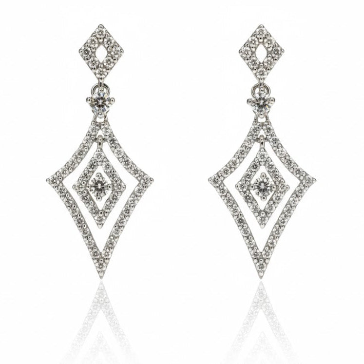 Sterling Silver Fancy Earring