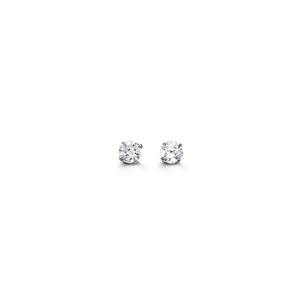 (2.5mm)YellowGold Cz Studs