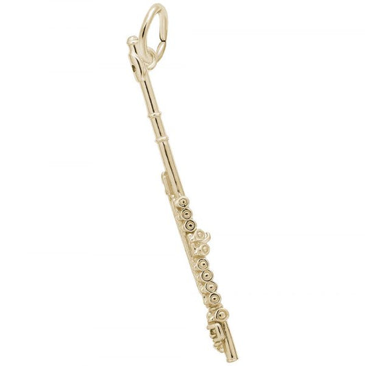 14k Flute Pendant