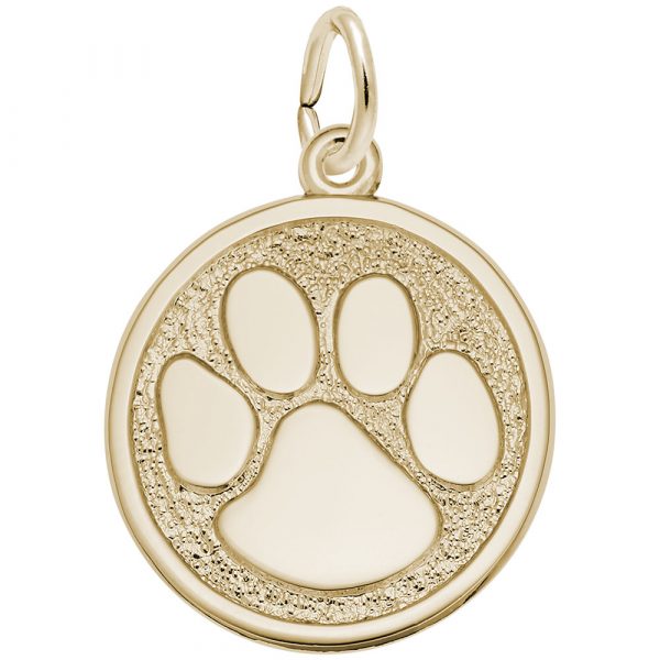 Rembrandt Charms Large Paw Print Charm