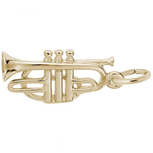 10k Cornet Pendant