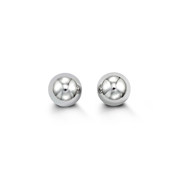 (7mm)WhiteGold Ball Studs